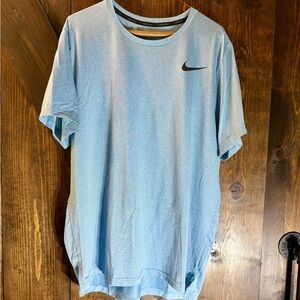 Nike Men's Sky Blue Dri-Fit Running Tee